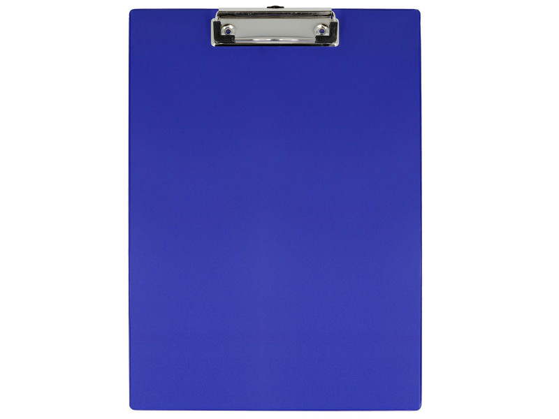 WESTCOTT Porte-bloc à pince, plastifié, A4, bleu