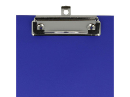 WESTCOTT Porte-bloc à pince, plastifié, A4, bleu