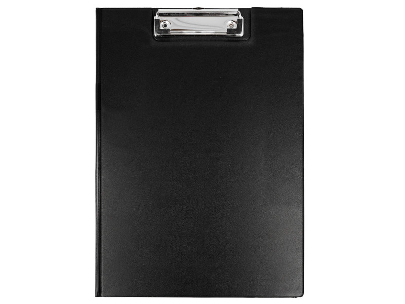 WESTCOTT Chemise porte-bloc à pince, plastifié, A4, noir