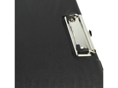 WESTCOTT Chemise porte-bloc à pince, plastifié, A4, noir
