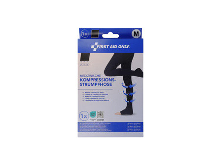 FIRST AID ONLY Collants de contention, XL, noir
