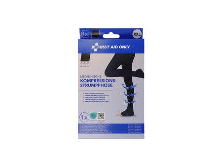 FIRST AID ONLY Collants de contention, XXL, noir