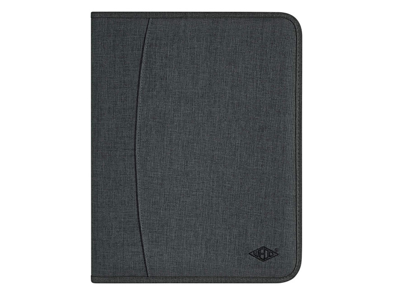 WEDO Serviette classeur COLLEGE, A4, polyester, gris chiné