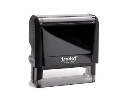 trodat Tampon pour texte Printy 4915 4.0, 7 lignes, noir