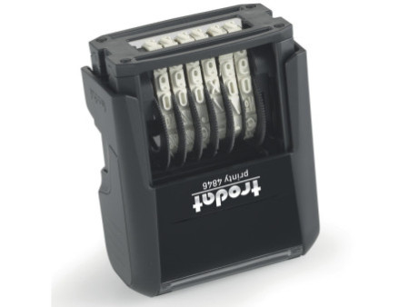 trodat Tampon numéroteur Printy 4.0 4846, 6 chiffres, noir