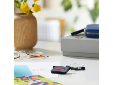 trodat Cassette de rechange 6/4750/2, pack de 2, bleu/rouge