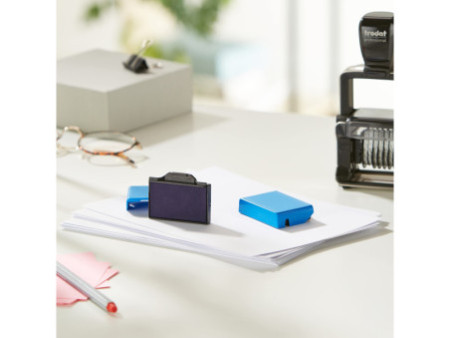 trodat Cassette d'encrage de rechange, 6/53, bleu, blister
