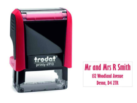 trodat Cassette d'encrage 6/4910, pack de 2, rouge