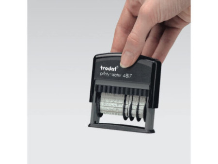 trodat Cassette de rechange 6/4817, pack de 2, noir