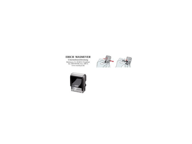 Trodat Tampon pour texte 'Printy 4.0' 4912, rouge