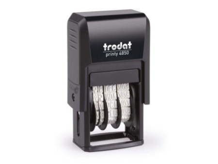 Trodat Coussinets de rechange 6/4850, pack de 2, noir