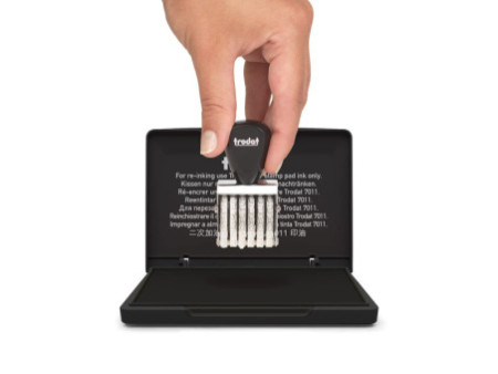 trodat Tampon encreur 9052, 110 x 70 mm, noir