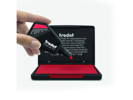 trodat Tampon encreur 9052, 110 x 70 mm, rouge