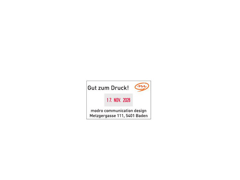 Trodat Tampon dateur Printy 4729, rouge, personnalisable