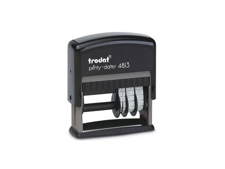 Trodat Tampon dateur Printy Dater 4813, personnalisable