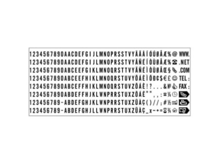 Trodat Tampon pour texte Typo Printy Set 4913, 5 lignes