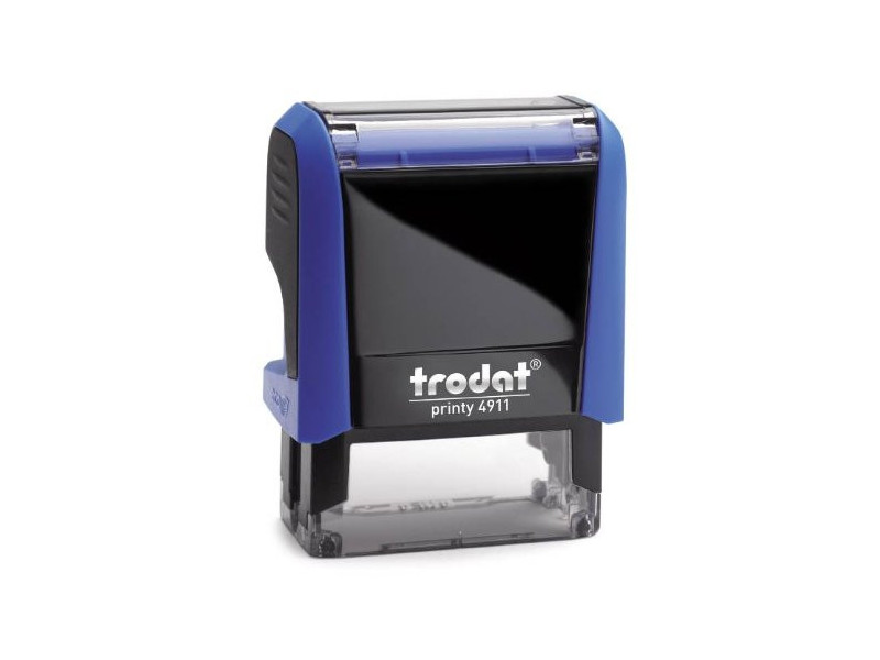 trodat Tampon pour texte 4911 Printy 4.0, bleu