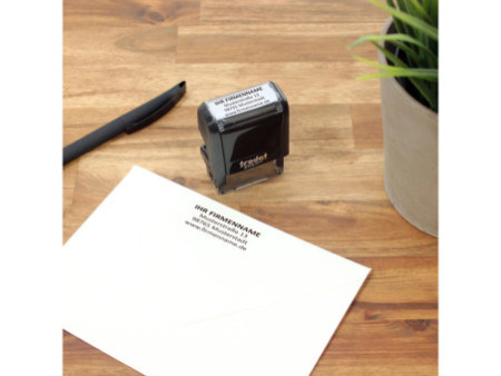 trodat Tampon pour texte 4911 Printy 4.0, noir
