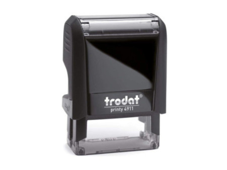 trodat Tampon pour texte 4911 Printy 4.0, noir