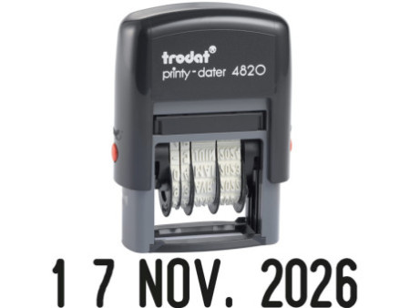 Trodat Tampon dateur Printy Dater 4820, auto-encreur