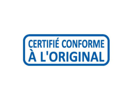trodat Tampon X-print texte 'CERTIFIE CONFORME A L'ORIGINAL'