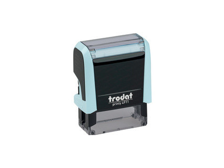 trodat Tampon automatique à texte Printy 4911 4.0, bleu