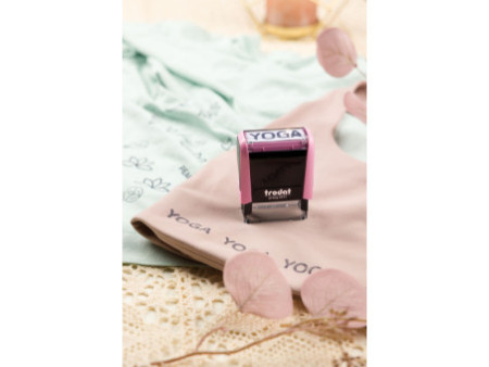 trodat Tampon automatique à texte Printy 4911 4.0, rose