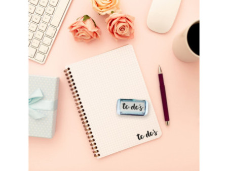 trodat Tampon automatique à texte Printy 4911 4.0, rose