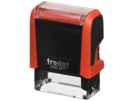 trodat Marqueur de texte Printy 4911, boîtier rouge