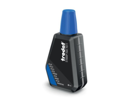 trodat Encre pour tampon encreur '7011', 28 ml, bleu