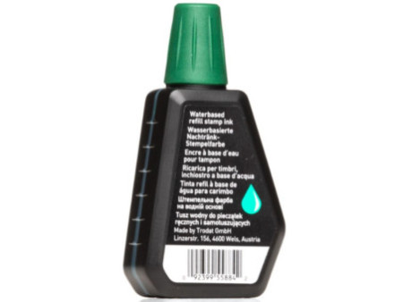 trodat Encre pour tampon encreur '7011', 28 ml, vert