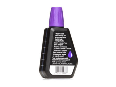 trodat Encre pour tampon encreur '7011', 28 ml, violet