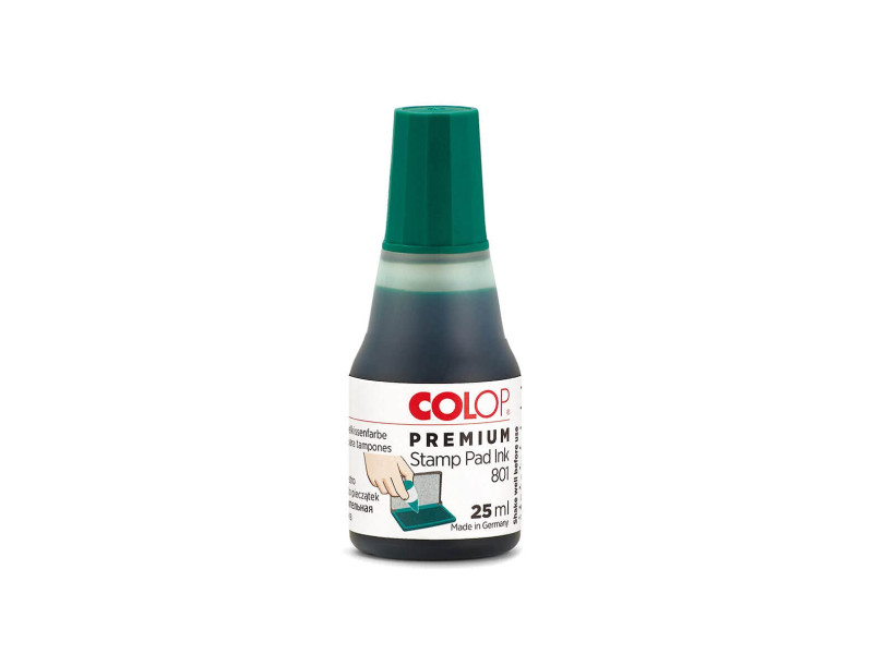 COLOP Encre tampon '801' pour cassette d'encrage, vert
