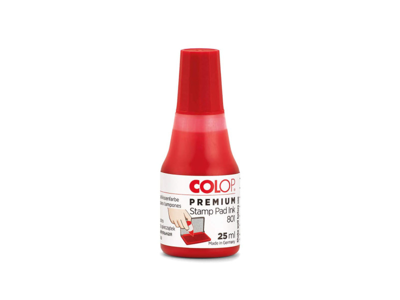 COLOP Encre tampon '801' pour cassette d'encrage, rouge
