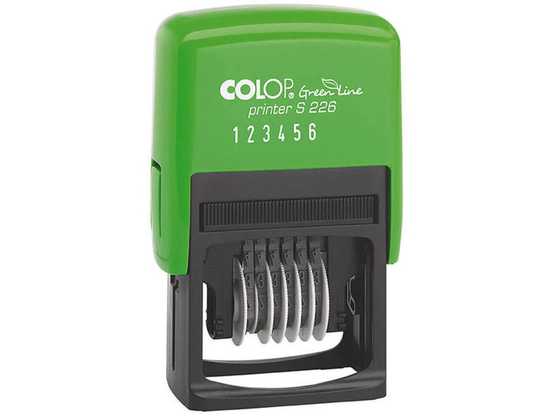 COLOP Tampon numéroteur 'Green Line'Printer S226,6 positions