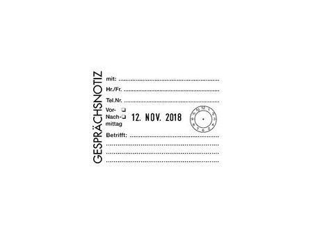 COLOP Tampon dateur Classic 2860, 8 lignes, configurable