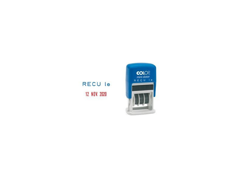 COLOP Tampon dateur Mini Dater S160 L1 'RECU le', FR