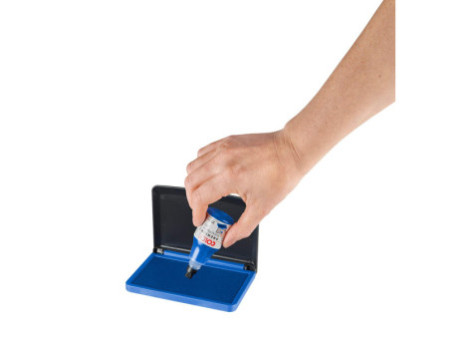 COLOP Set cassette d'encrage + encre, bleu