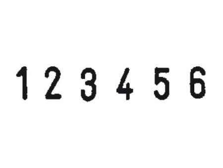 COLOP Tampon numéroteur Printer S226, 6 positions, bleu