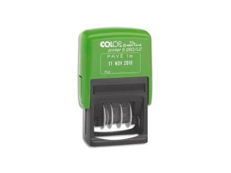 COLOP Tampon dateur 'GreenLine' Printer S260/L2 'PAYE le'