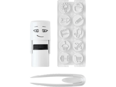 COLOP Kit tampon à motif 'LITTLE NIO' bujo, blanc