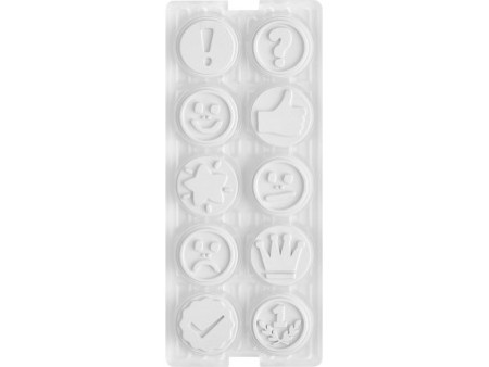 COLOP Kit tampon à motif 'LITTLE NIO' enseignant, blanc
