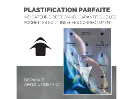 Fellowes Pochette de plastification, A4, brillante