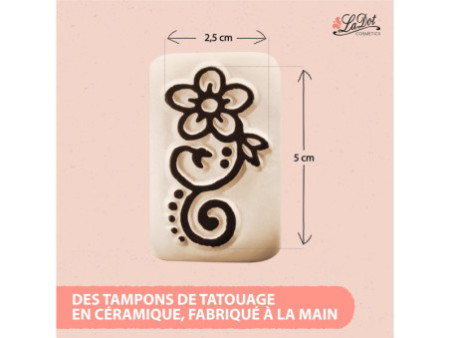 COLOP Pierre de tatouage LaDot 'fleur', moyen