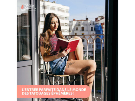 COLOP Pierre de tatouage LaDot 'fleur', moyen