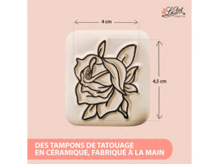 COLOP Pierre de tatouage LaDot 'rose', grand