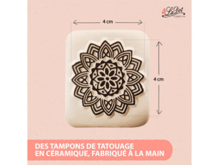 COLOP Pierre de tatouage LaDot 'mandala', grand