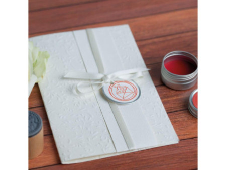 COLOP Tampon à motif Woodies 'enveloppe avec coeur'