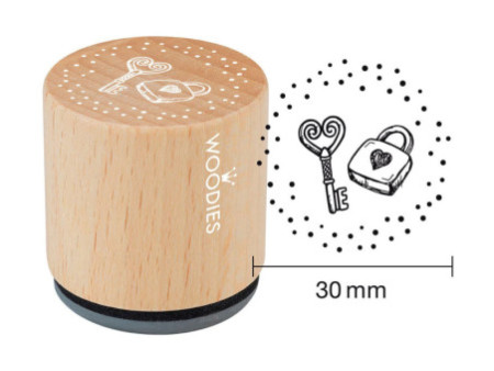 COLOP Tampon à motif Woodies 'clé & cadenas'