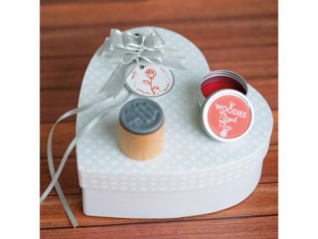 COLOP Tampon à motif Woodies 'rose'